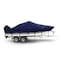 Eevelle Windstorm Boat Cover V HULL Center Console, Low or No Bow Rails w/Outboard 19' 6in. L 96in. W Navy WSVCC1996B-NVY - alternate 1